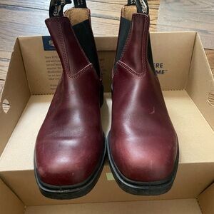 Blundstone women’s Dark Red Leather Boots
